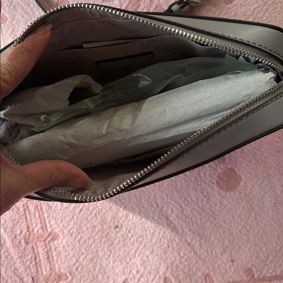 Michael Kors Black and Gray Snake Print Crossbody Bag - Picture 7 of 8